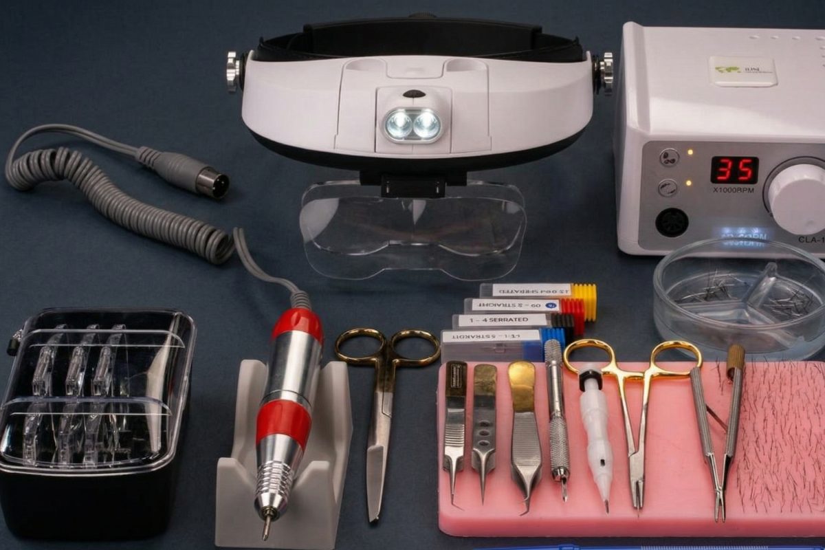 Laboratório de enxertos capilares — Balneário Hair Institute